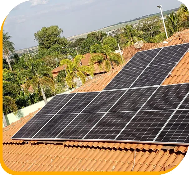 Sistema solar para residências